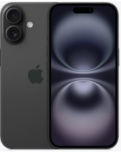 Apple iPhone 16, 128GB , Black (Phone Only- No Cell Service)